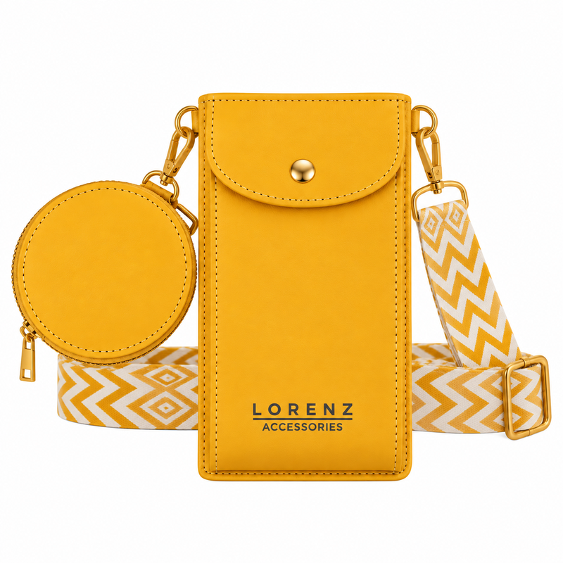 7275 Mustard Lorenz Faux Leather Handbag With Coin Purse (New) (image for) 7275 Mustard Lorenz Faux Leather Handbag With Coin Purse (New)